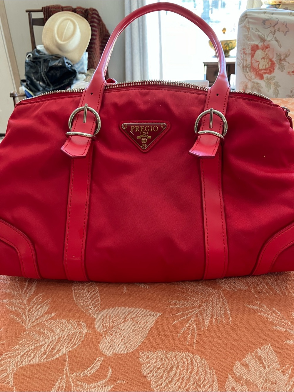 Red Women's Satchel Bag